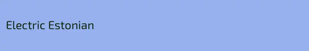 Electric Estonian